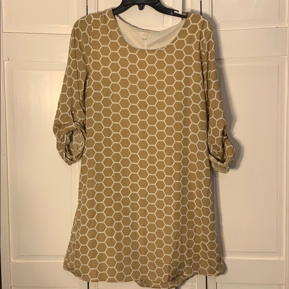 CHARMING CHARLIE | Patterned long sleeve dress